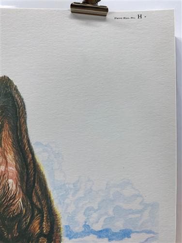 Art & Collectibles > Prints > Lithographs - Ernest Hart, German Shepherd, Signed Dog Print, 16x20, Wade Collection, A by T...