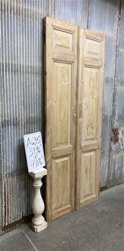 Home & Living > Home Improvement > Doors & Locks > Doors - Antique French Double Doors (39.75x97.5) European Doors, Flat P...