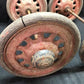 4 Wagon Wheels, Pedal Car, Garden Cart, Pumpkin Wagon, Vintage Goodyear A56