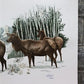 Art & Collectibles > Prints > Lithographs - Richard Timm, Elk, Signed Print, 28x22 Wade Collection, Plate 3 by The Old Gra...