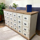 Home & Living > Furniture - 24 Drawer White Apothecary Cabinet Store Cabinet Store Display Pharmacy Cupboard by The Old Gr...