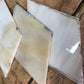 Craft Supplies & Tools > Raw Materials > Glass - 9 Stained Slag Glass Diamond Panes, Reclaimed Church Window Art Glass Pie...