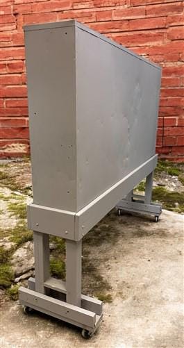 Hardware Store Cabinet, Railroad Post Office Mail Sorter, Bolt Bin, Cubbyhole, A