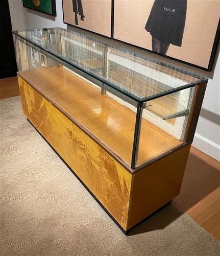 Home & Living > Furniture > Dining Room Furniture > Buffets & China Cabinets - 69" Store Counter Display Case, Mercantile...
