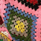 Home & Living > Bedding > Blankets & Throws > Afghans - Crocheted Afghan Blanket, Vintage Handmade Knit Throw, Couch Lap B...