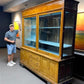 Home & Living > Furniture > Office Furniture - 8' Retail Store Display Cabinet, Vintage Apothecary, Backbar, Display Case,...