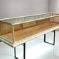 Home & Living > Home Decor > Seasonal Decor - Wood Framed Bevel Glass Case, Vintage Store Countertop Showcase, Collector C...