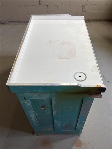 Home & Living > Furniture > Office Furniture > Desks - Watchmaker Bench, Vintage Jewelers Workbench, Entry Hall Table, Ind...