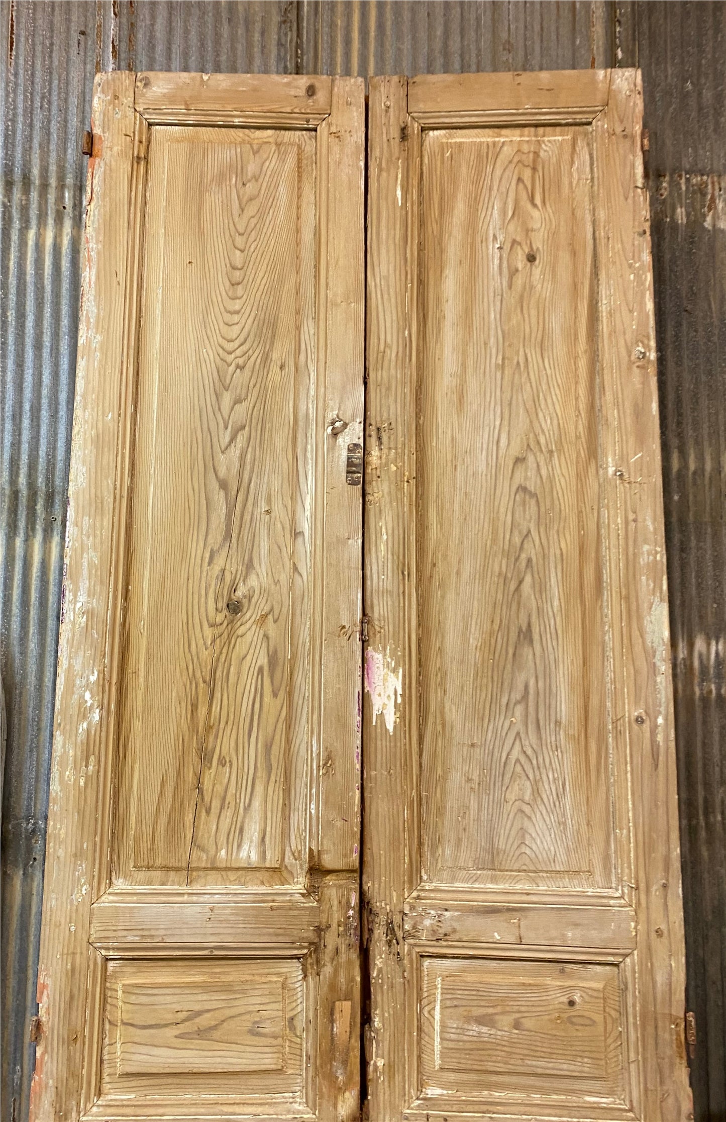 Antique French Double Doors (40x104.5) Raised Panel European Reclaimed Doors A44