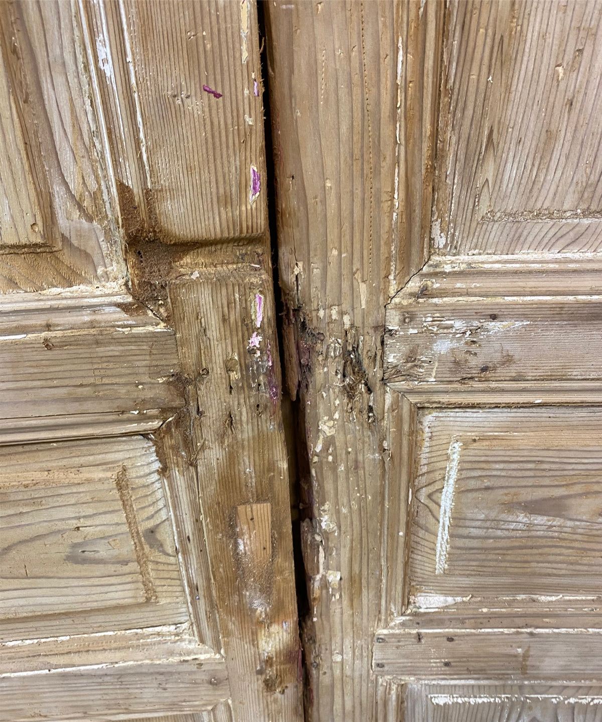 Antique French Double Doors (40x104.5) Raised Panel European Reclaimed Doors A44