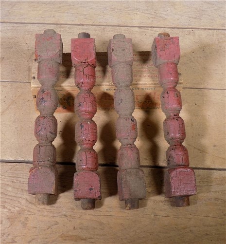 Craft Supplies & Tools > Raw Materials > Wood - Wood Spindles, Architectural Salvage Fretwork Furniture House Trim Vintage...