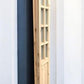 French Double Door (30.5x80.5) 8 Pane Frosted Glass Door European Styled EM42