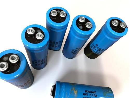 Electronics & Accessories > Parts & Electrical - Mallory CGS Capacitor, 85C, Max Surge 525VDC Screw Terminal by The Old Gr...