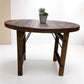 Home & Living > Furniture > Dining Room Furniture > Kitchen & Dining Tables - Rustic Round Table, Vintage Dining Room Tabl...