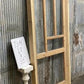 Antique French Single Door (33x81) Glass Pane Door with Jamb, Encased Door T34
