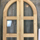 Home & Living > Home Improvement > Doors & Locks > Doors - Arched French Double Doors (36x80.5) 3 Pane Glass European Styl...