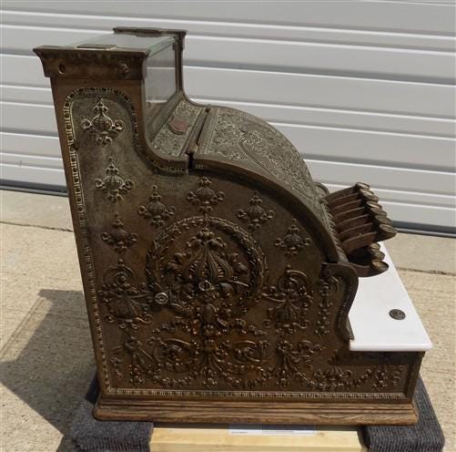 Art & Collectibles > Collectibles > Coins & Money - 1913 NCR National Cash Register 1321158 Model 313 Vintage Candy Store...