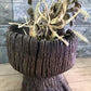 Home & Living > Home Decor > Home Accents - Rustic Wood Planter, Wood Stump, Round Wooden Flower Pot, Natural Wood Decor,...