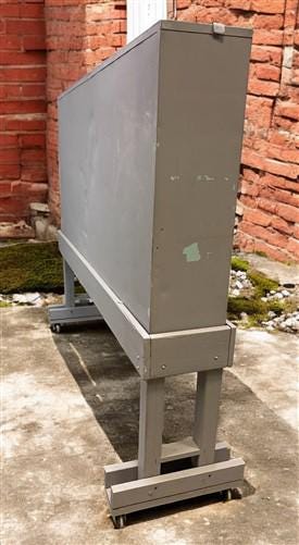 Hardware Store Cabinet, Railroad Post Office Mail Sorter, Bolt Bin, Cubbyhole, A