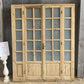 Antique French Double Doors (71x88) Frosted Glass European SideLite Jamb C3