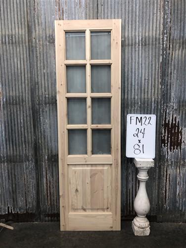 Home & Living > Home Improvement > Doors & Locks > Doors - French Single Door (24x80.5) 8 Pane Frosted Glass Door European...