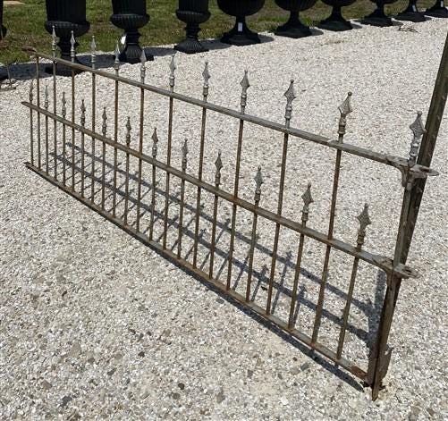 Wrought Iron Vintage Fence Panel (97.5x37.5) Architectural Salvage, Garden A18