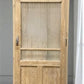 Antique French Single Door (31.5x84) Glass Pane Door with Jamb, Encased Door T33