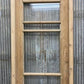 Antique French Single Door (25.5x80) Glass Pane Door with Jamb, Encased Door T52