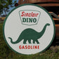Sinclair Dino Gasoline Sign, Double Sided Metal Porcelain Advertising Sign A