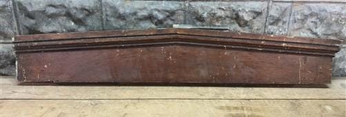 Pair Crown Molding Headers, Trim Door Window Pediment Architectural Salvage B39