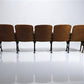 Home & Living > Furniture - 5 Vintage Wood Folding Theater Seats, Auditorium Seats, Entryway Bench, E14 by The Old Grainery