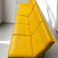 Home & Living > Furniture > Living Room Furniture > Couches & Loveseats - 3 Yellow Vinyl Sofas, Vintage 60s 70s Davenport...
