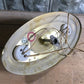 2 Lamp Ceiling Flush Mount Light Fixture, Vintage John Virden Value Lighting