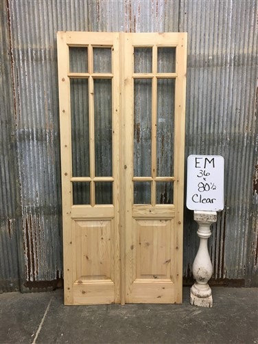 Home & Living > Home Improvement > Doors & Locks > Doors - French Double Door (36x80.5) 6 Pane Glass European Styled Door...