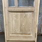 Antique French Single Door (27x81.5) Glass Pane Door with Jamb, Encased Door T27