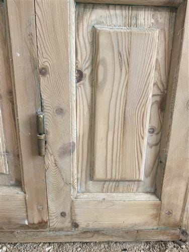 Antique French Double Doors (71x88) Frosted Glass European SideLite Jamb C3