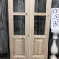 Arched French Double Doors (32x80.5) 3 Pane Glass European Styled Doors O15