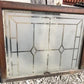 Home & Living > Home Improvement > Windows - Etched Frosted Clear Glass Vintage Church Window, Architectural Art Glass, H...
