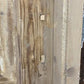 Antique French Single Door (32x92.5) Glass Pane Door with Jamb, Encased Door T38