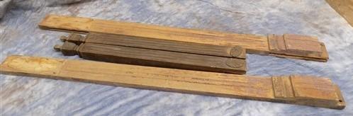 Furniture Parts - Wood Finial Posts, Furniture Parts, Architectural Salvage, Vintage Reclaimed b, by The Old Grainery (2 p...