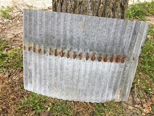 Ceiling Tin - Sheet Tin, Vintage Sink Backsplash, Architecture Salvage, Ceiling Tin b by The Old Grainery (architectural s...