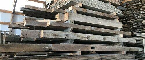 Lumber - Barn Wood Beam Fireplace Mantel Floating Shelf, Custom Reclaimed, Circle Sawn z by The Old Grainery (barn siding,...