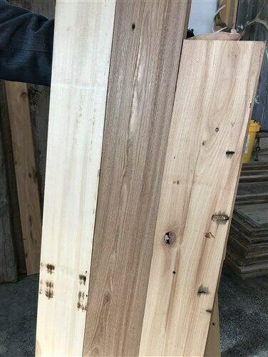 Lumber - Solid Mixed Species Flooring, Mixed Hardwood Floor, Tongue Groove Unfinished z by The Old Grainery (barn siding,...