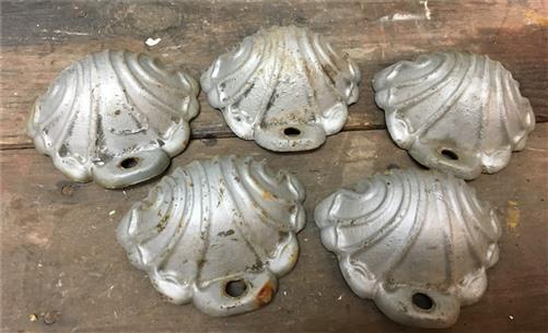 Drawer Pulls - Cast Iron Fingertip Drawer Pulls, Decorative Hardware, Flag Pole Covers c, by The Old Grainery (cast iron,...