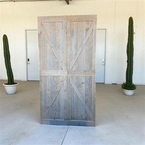 Reclaimed Sliding Barn Wood Door, Amish Handcrafted Door, Rustic Farmhouse Door,