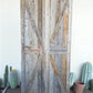 Reclaimed Sliding Barn Wood Door, Amish Handcrafted Door, Rustic Farmhouse Door,