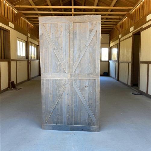 Amish Crafted Barn Doors from Reclaimed Wood, Rustic Country Farmhouse Doors