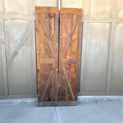Amish Crafted Barn Doors from Reclaimed Wood, Rustic Country Farmhouse Doors