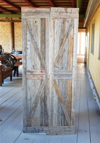 Amish Crafted Barn Doors from Reclaimed Wood, Rustic Country Farmhouse Doors
