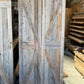 Rustic Reclaimed Barn Wood Door Set, Handmade Amish Sliding Barn Doors Farmhouse
